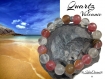 Bracelet femme, quartz volcanique naturels, bracelet en pierres semi-précieuses, yoga, chakras, bouddha, bracelet de protection