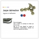 Bracelet femme en jaspe dalmatien naturel, bracelet en pierres semi-précieuses, yoga, chakras, bouddha, bracelet protection