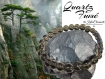 Bracelet en perles de quartz fumé, bracelet en pierres semi-précieuses, chakras, bouddha, reiki, bracelet de protection