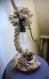 Lampe bois flotté corde lin à poser 40cm h
