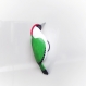 Magnet de frigo oiseau pivert, pic-vert en 3d