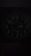 Horloge mandala pointillisme phosphorescent dot art