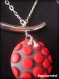 Collier torii pois rouge