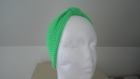 Bandeau de tête femme couleur vert fluo