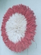 Juju hat blanc contour rouge de 80 cm