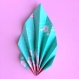Cadre origami feuille