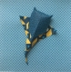 Cadre origami raie manta