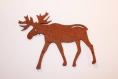 5x grand renne - jolie décoration de noël en feutre - 8.5 cm