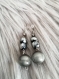 Boucles d'oreilles trio de perles nacrÉes
