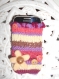 Petite pochette portable ou mp3 en tricot