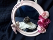 Miroir romantique girly rond a suspendre