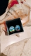 Pics d'oreille en argent 925 et pâte de dichroïque fusionné, multicolore sur transparent, 22x19mm