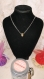 Collier chaîne argent massif et sa perle filée au chalumeau, chaîne longueur jusqu'à  45 cm max, perle de  12 mm de diamètre