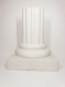 Demi colonne romaine en plâtre