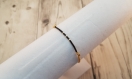 Bracelet fin minimaliste perles miyuki doré