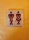 Pancarte toilettes humouristique bois et résine