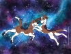 Beagles constellation - carte de voeux