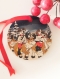 Beagles en laponie - décoration de noël en bois