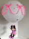 Luminaire montgolfière enfant minnie personnalisé