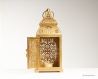 Lanterne dorée décorations intérieur mariage bougeoir doré lanterne dorée pièce maîtresse/cadeaux de vacances