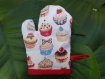 Ensemble manique et gant pour dînette, collection mini cupcake