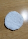Eponge ronde lavable en coton beige imprimé 