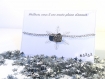 Bracelet sequin et coeur argenté,cadeau de noel,bracelet personnalisé,bracelet à voeu,bracelet à message,carte de voeux,carte de noel