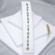 Bracelet swarovski® plaqué or blue zircon