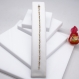 Bracelet artisanal plaqué or crystal mat finish