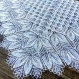 ÉlÉgante chÂle de tricot tricotÉ main. chale pour la mariÉ coloris blanc