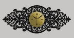 Stylish, ornamental wall clock vincent, wooden wall clock, wall art decor, vintage, retro large, victorian wall clock, 30x 70 cm