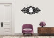 Stylish, ornamental wall clock vincent, wooden wall clock, wall art decor, vintage, retro large, victorian wall clock, 30x 70 cm