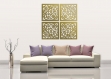 3d stylish wood wall art decor, moroccan panel,set of 4, arabic wall art, islamic wall decor, decorative wooden wall panel, arabesque,orient