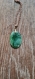 Pendentif avec un jade nephrite vert naturel