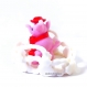 Figurine kawaii éléphant rose baby shower bapteme anniversaire decoration cake toppers à personnaliser