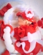 Baby shower decoration bébé fille robe rouge