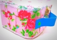 Petite valise rose boite à bijoux personnalisée fait main made in france
