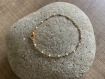 Bracelet chaîne et perles émail