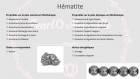 Bracelet en perles naturelles 6 mm : cristal de roche craquelé, hématite et verre de bohèmes rubis grenat à facettes