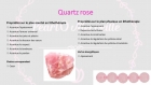 Bracelet en perles naturelles 6mm : quartz rose, onyx et howlite