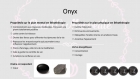 Bracelet en perles naturelles 6mm : onyx, améthyste, hématite, obsidienne et sodalite