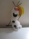 Fofucha bonhomme de neige avec chapeau