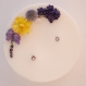 Bougie bijou décoration fleurs séchées naturelles biodegradable vegan