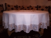 Nappes antiques hand-made/nappe, tablecloths, table linen, napery, curtains provence, provence table cloth, provencal tablecloth, nappe