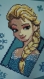 Grand tableau pixel art elsa la reine des neiges unique
