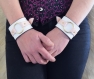 Ensemble collier et bracelets cuir pinky - asmodeus creations