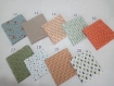 Mouchoir en tissu coton oeko tex, artisanal, lavable et réutilisable gamme zéro déchets en lot de 5 et 1 gratuit