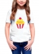 T-shirt 100% coton enfant cupcake