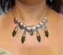 Elven silver necklace 