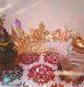 Gold and crystal fairy crown